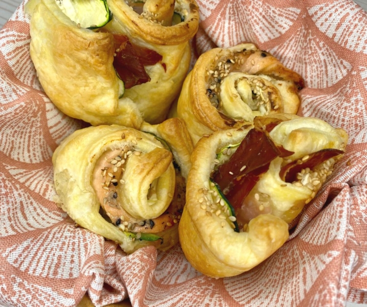 Rose di sfoglia salate