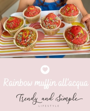 Ricetta muffin arcobaleno