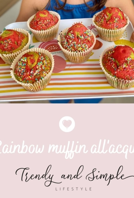 Ricetta muffin arcobaleno