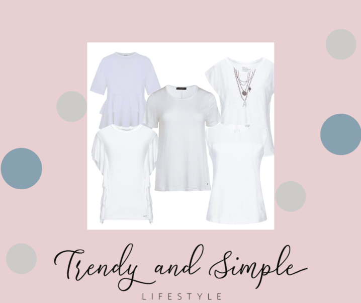 T-shirt bianca: come creare tre outfit senza tempo