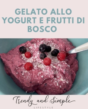 Gelato allo yogurt greco fatto in casa