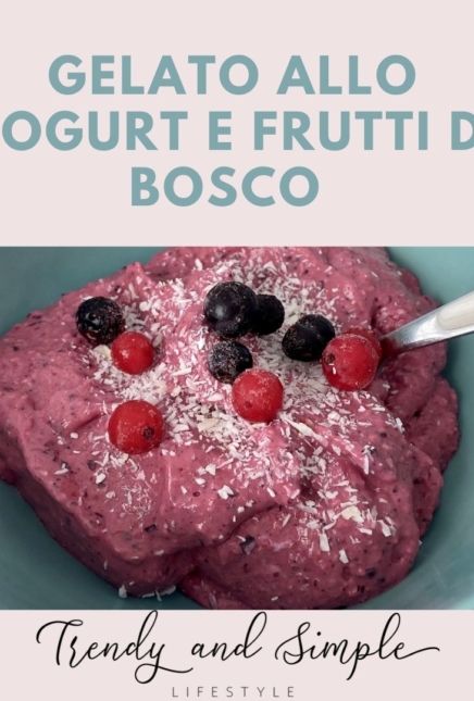 Gelato allo yogurt greco fatto in casa
