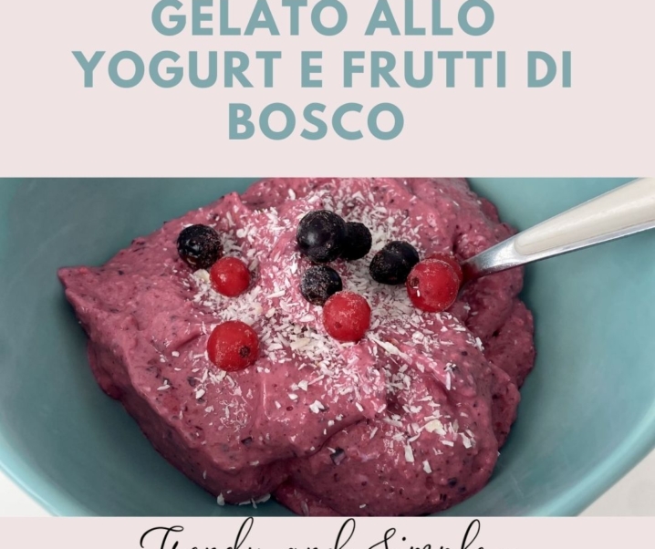 Gelato allo yogurt greco fatto in casa
