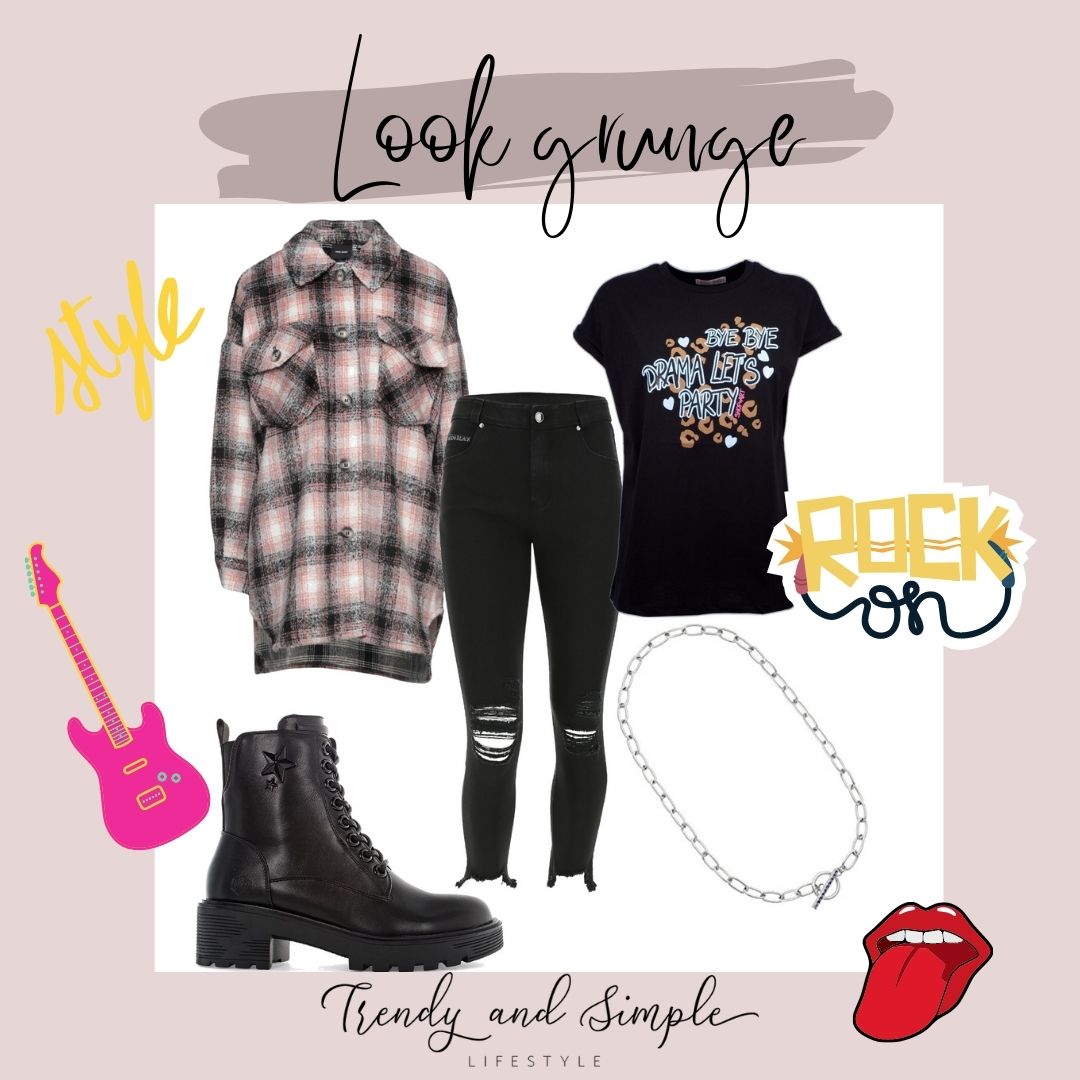 come creare outfit grunge