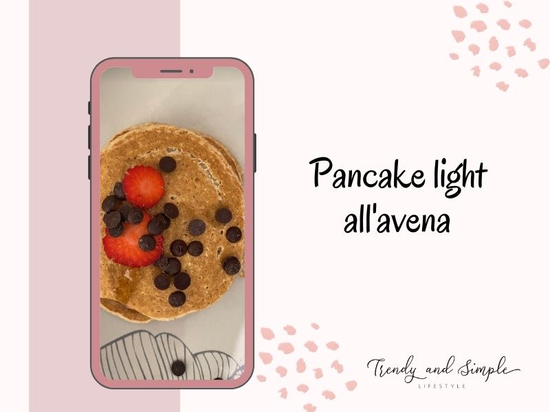 pancake all'avena light